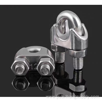 Stainless Steel Wire Rope Cable Clip Clamping Ring